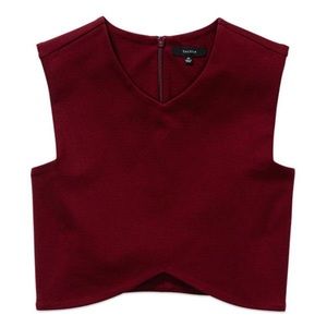 Aritzia Talula Maroon/Burgundy crop top XS